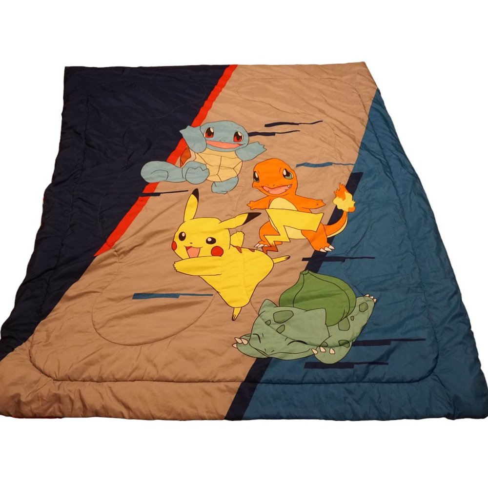 Pokemon Twin/Full Puffy Blanket Reversible comforter